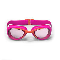 SWIMMING GOGGLES 100 XBASE SIZE S PINK CORAL