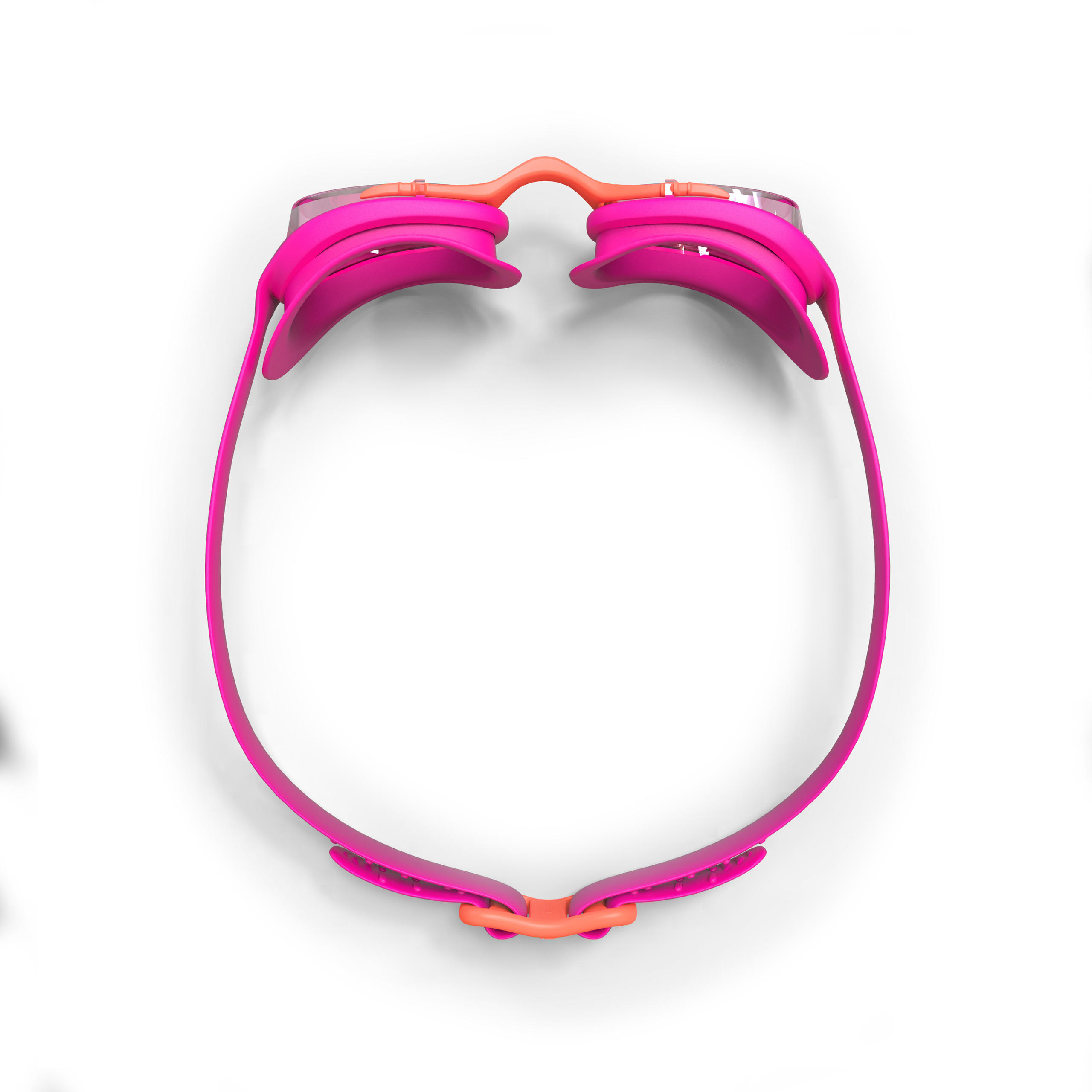 Kids Swimming Goggles UV Protection Anti Fogging Clear Lenses Xbase Coral Pink