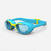 Lunettes de natation xbase - verres clairs - taille junior - bleu jaune