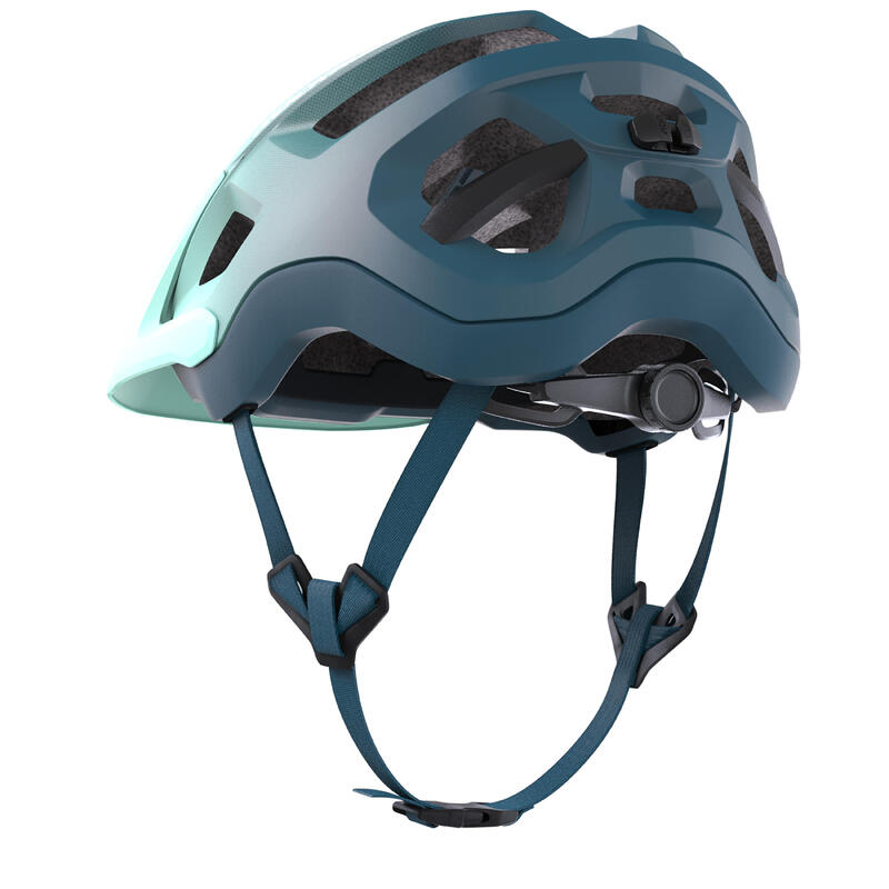 Casco bici mtb ST 500 azzurro