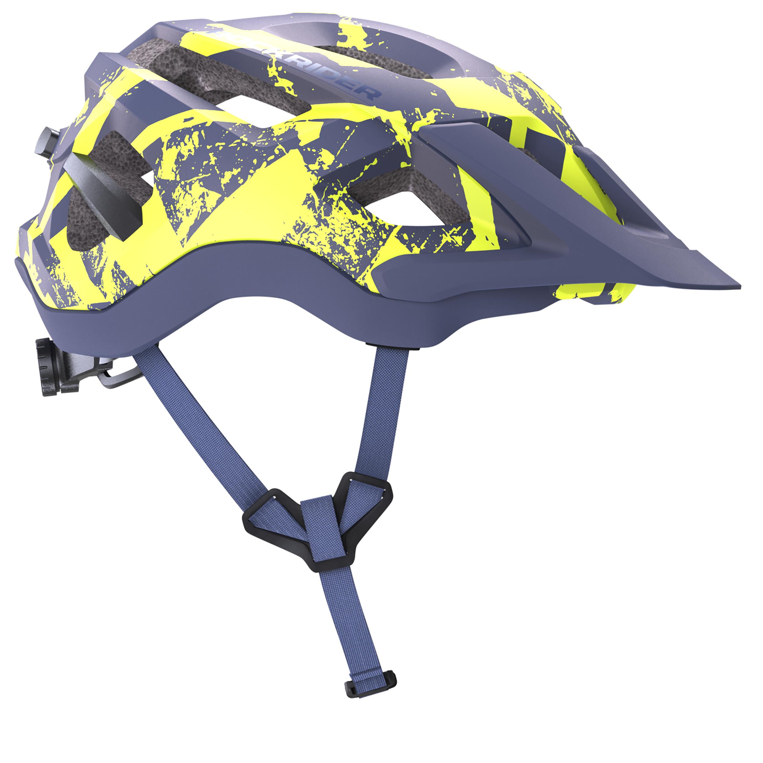 yellow mtb helmet