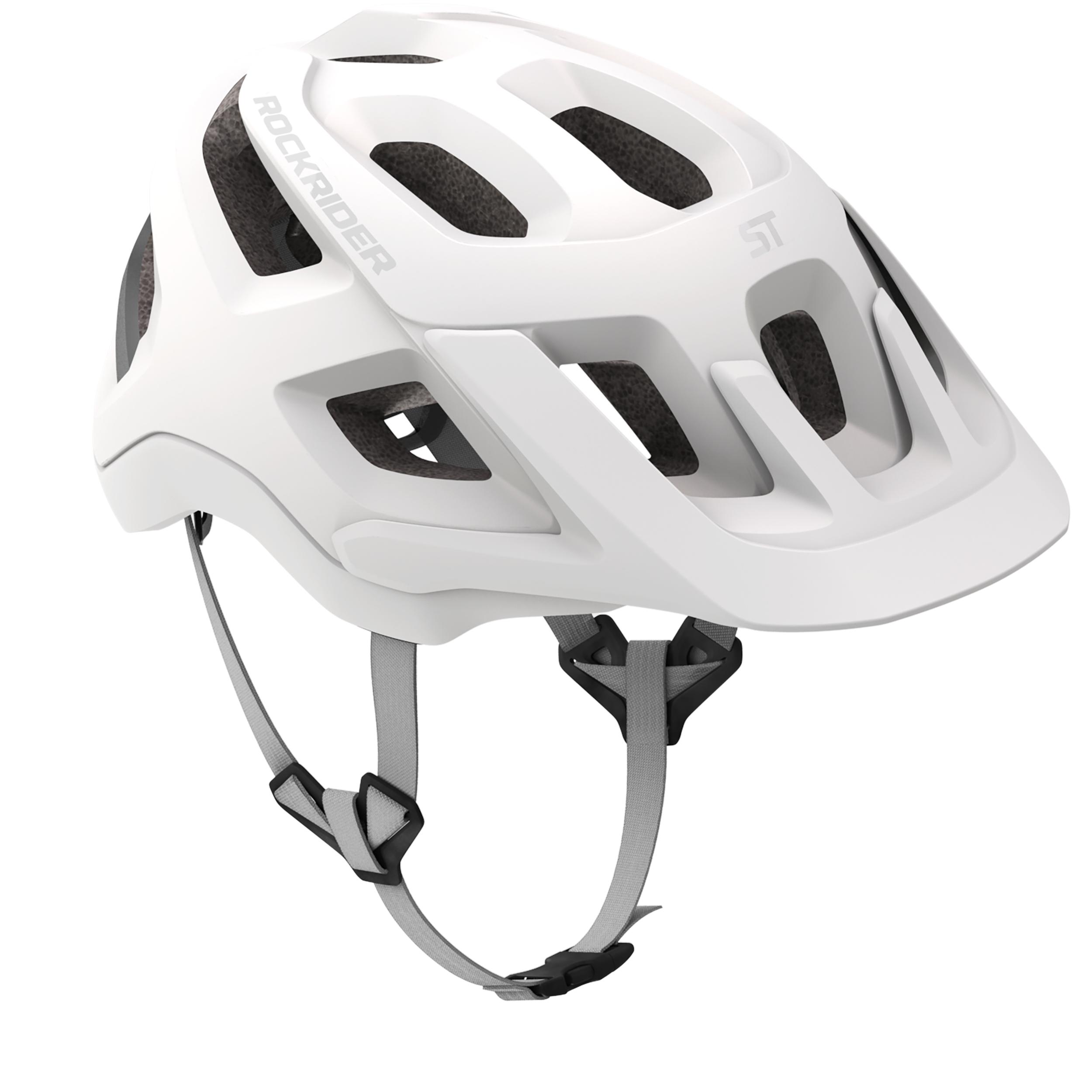ROCKRIDER Mountain Bike Helmet ST 500 - White