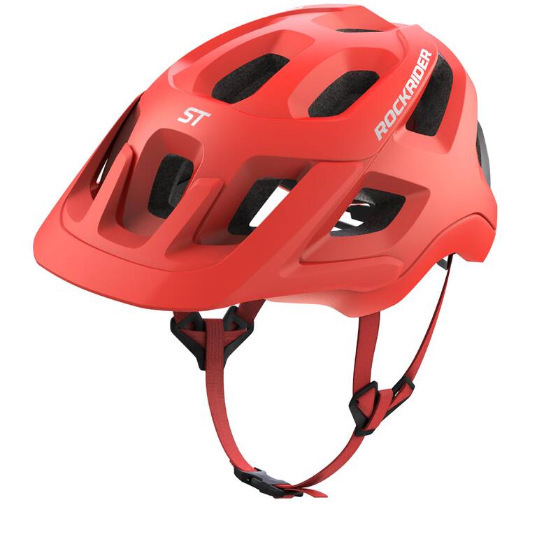 Mountain Bike Helmet ST 500 Red Decathlon
