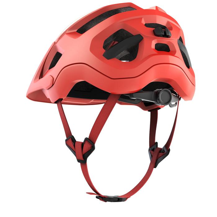 Adults helmets Mountain Bike Helmet ST 500 - Blue/Red - Decathlon