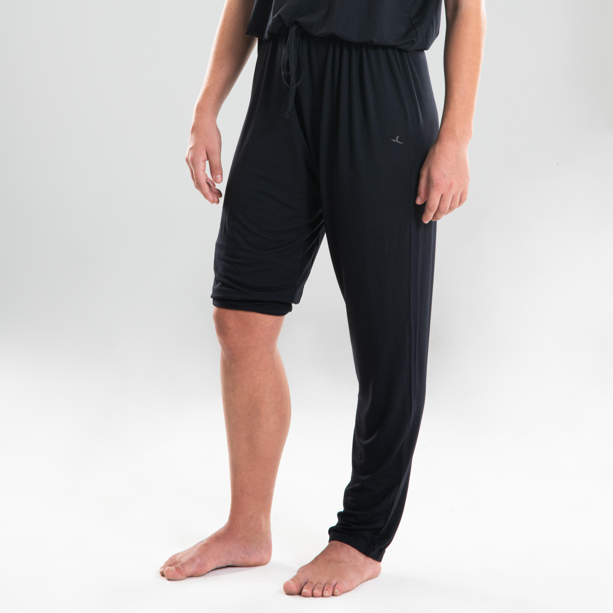 Women's Loose Modern Dance Jumpsuit - Black 9/15