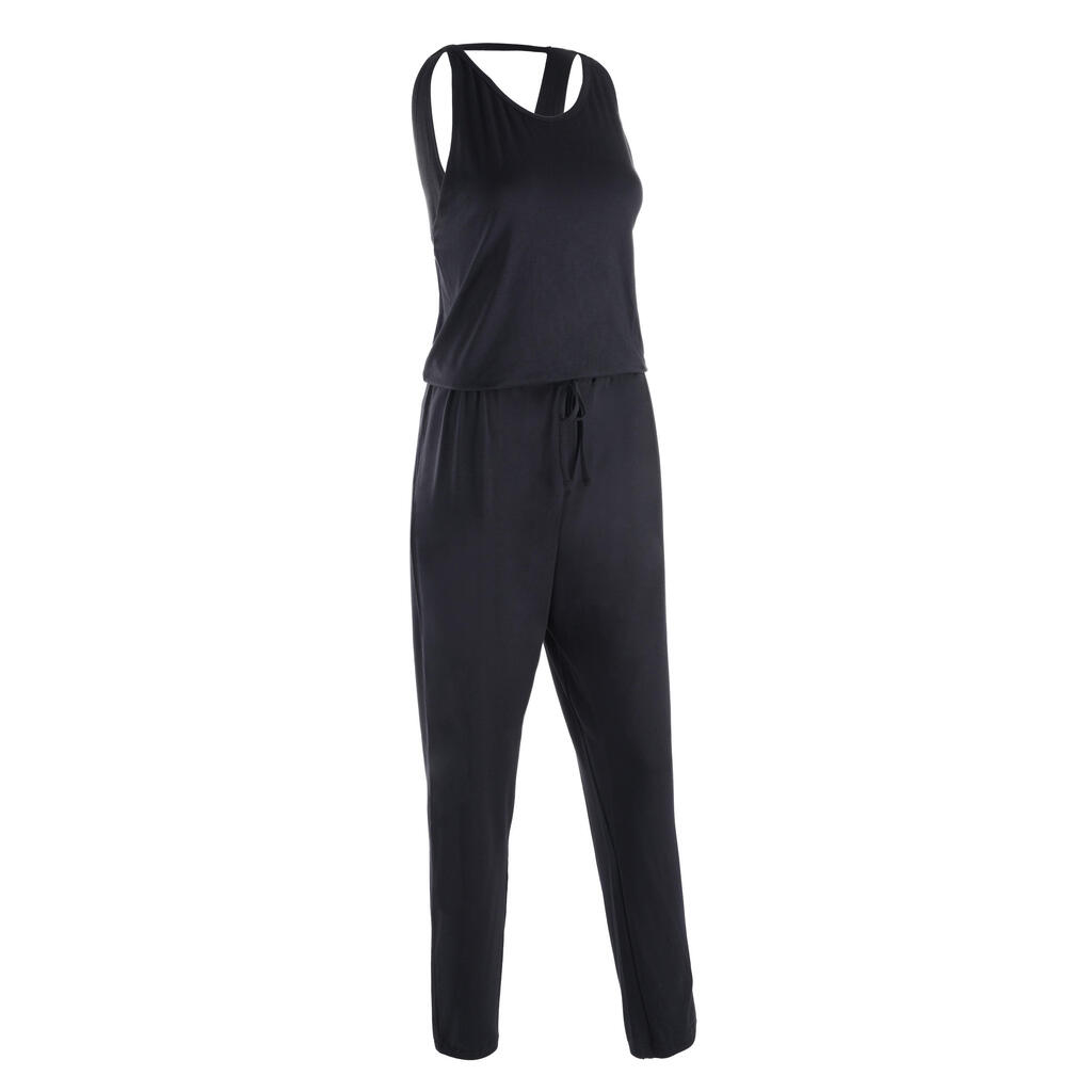 Women's Loose Modern Dance Jumpsuit - Black