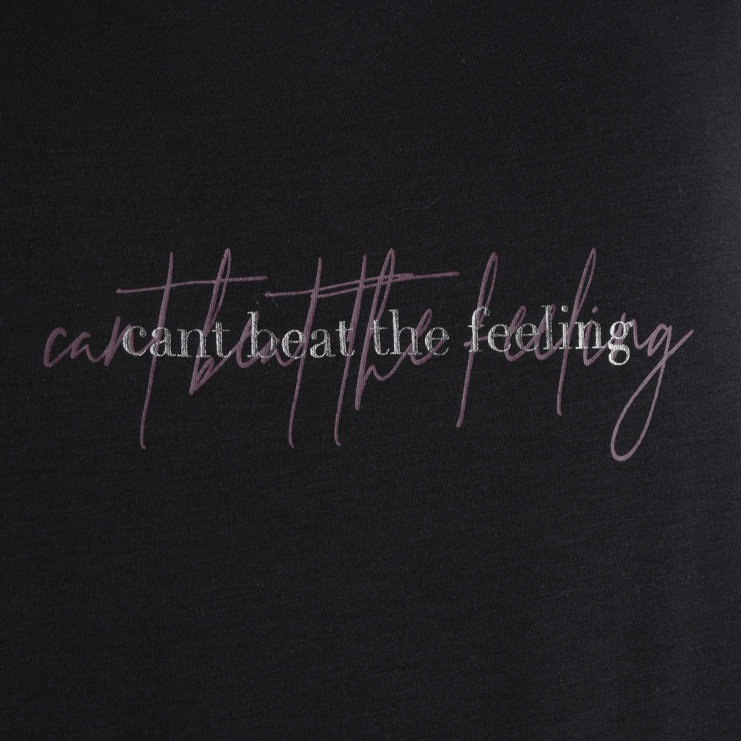 Women's Loose Modern Dance T-Shirt - Black 10/14