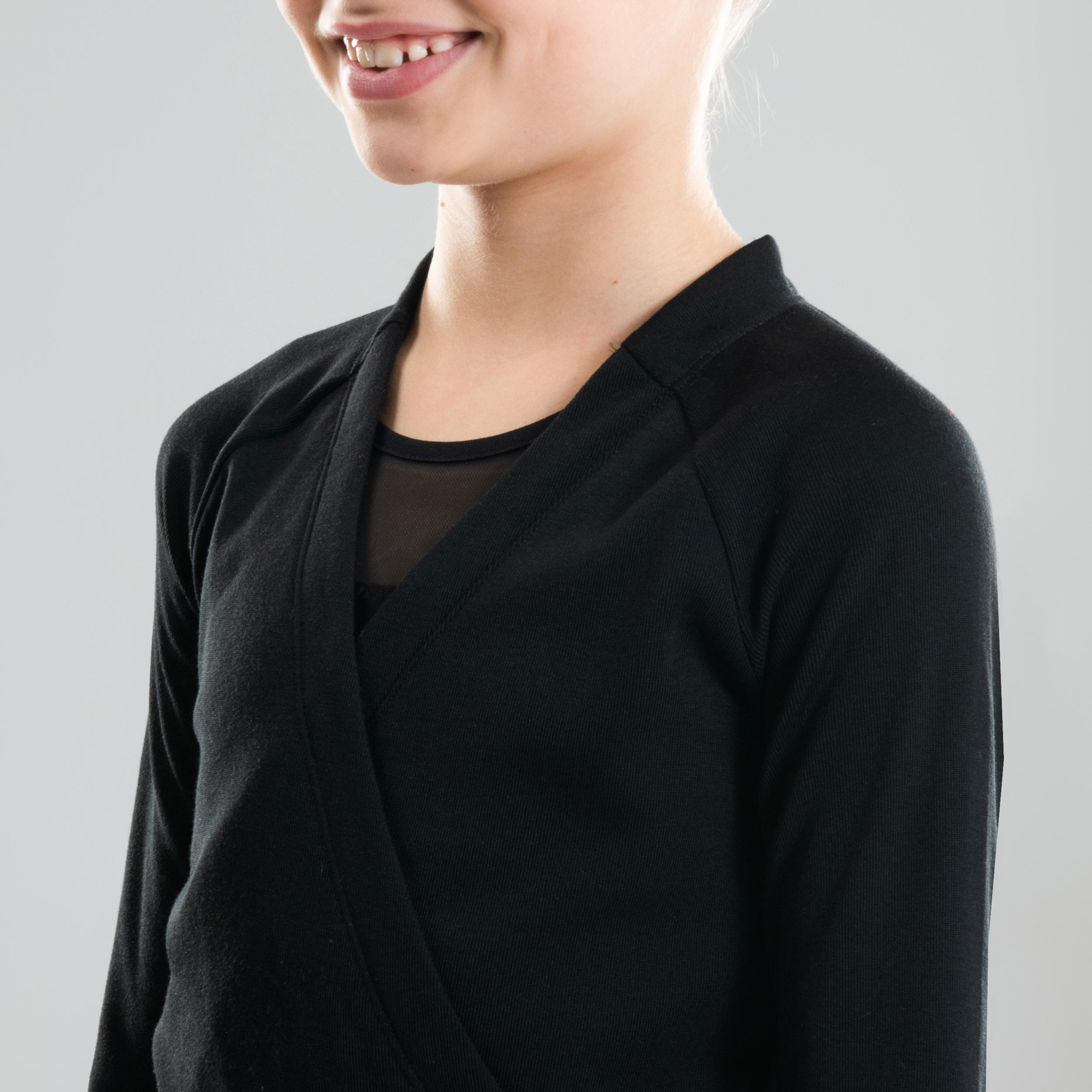 Ballet Wrap Top - Black - STAREVER