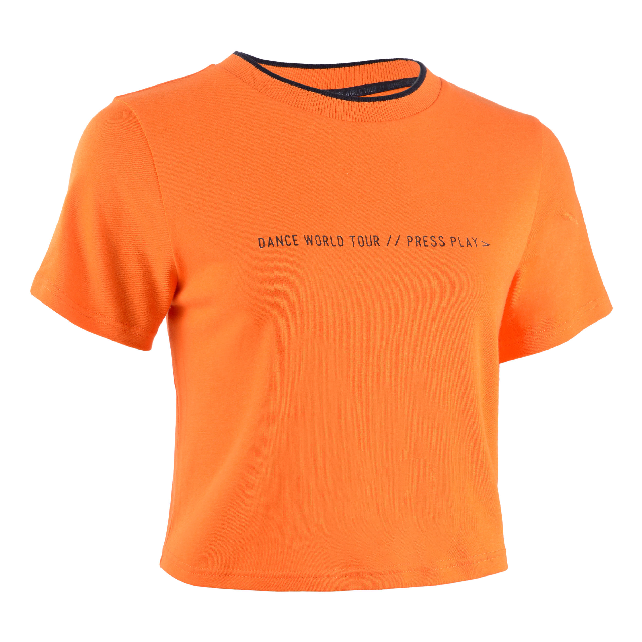 

Women's Urban Dance Crop Top - Orange -  By DOMYOS | Decathlon