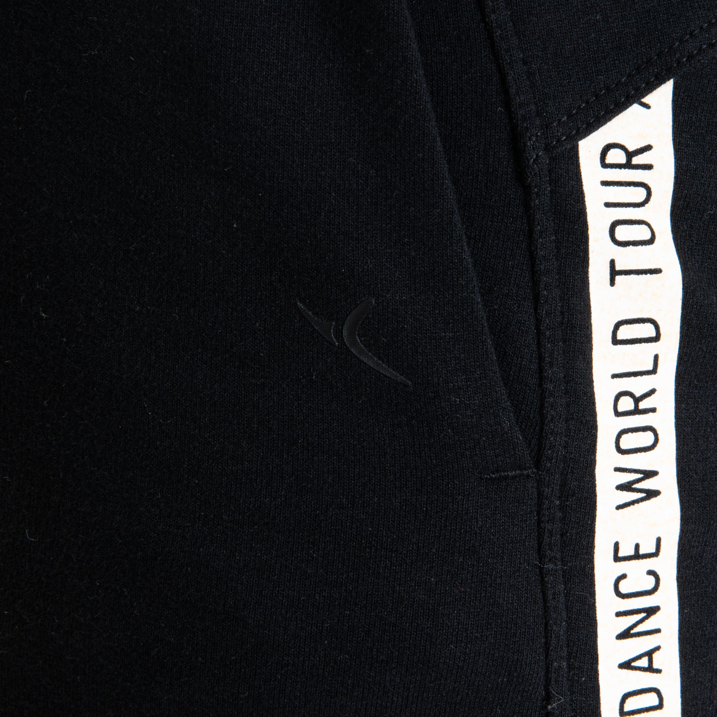 Women's Urban Dance Tapered Bottoms - Black/White Stripes 10/12