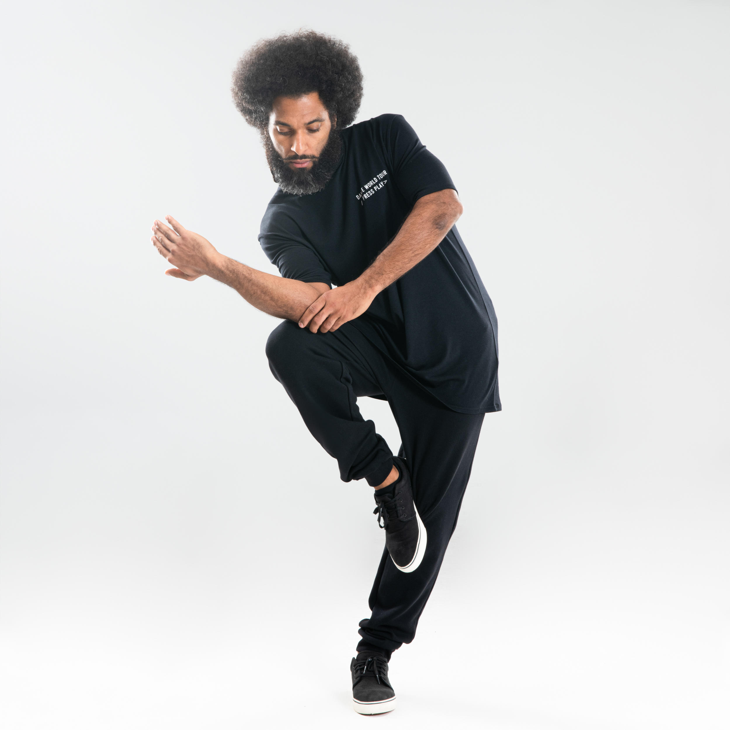 Men's Urban Dance T-Shirt - Black 2/8