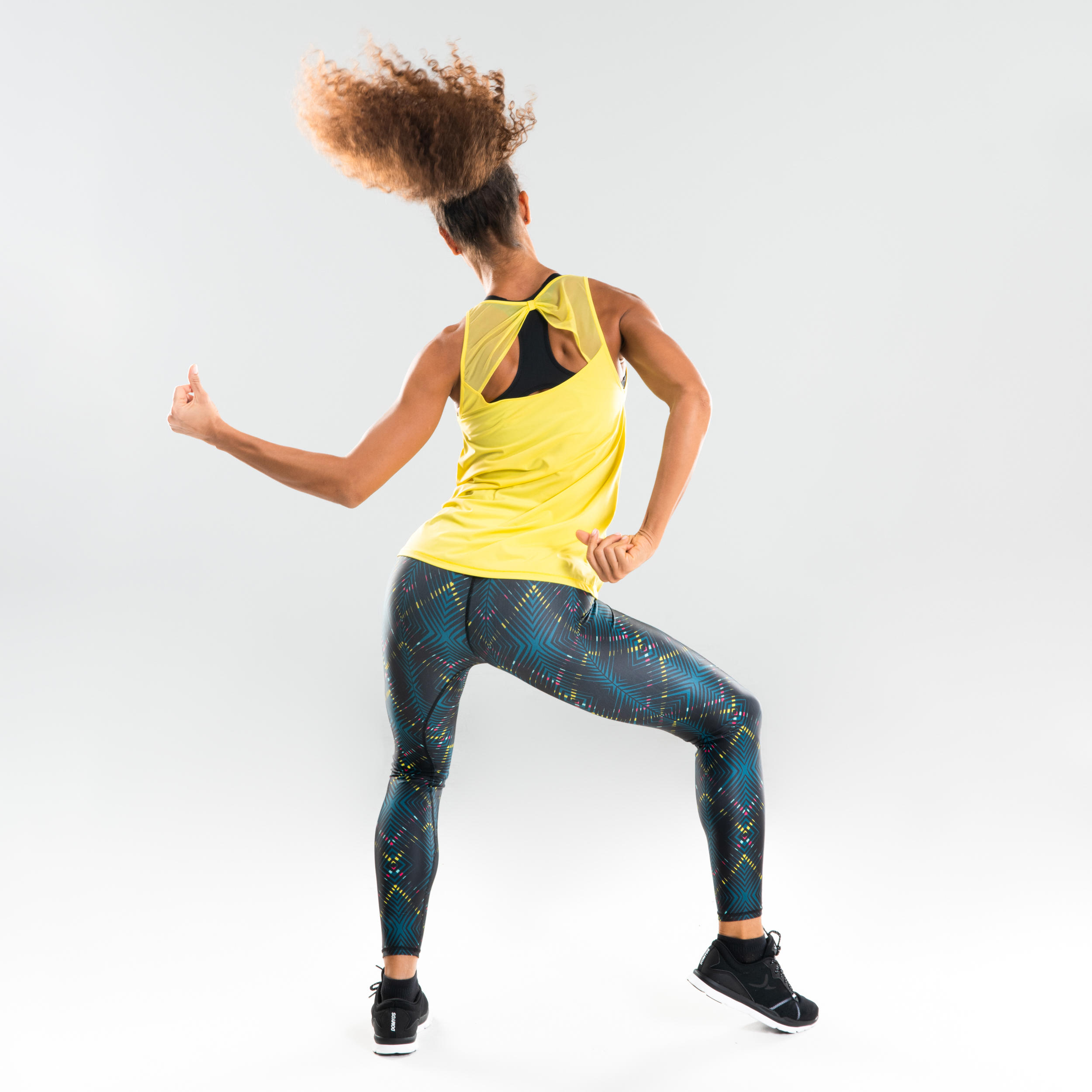 Women's Fitness Dance Tank Top - Yellow 4/14