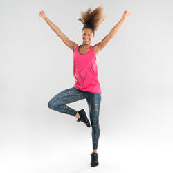 Débardeur danse fitness rose femme