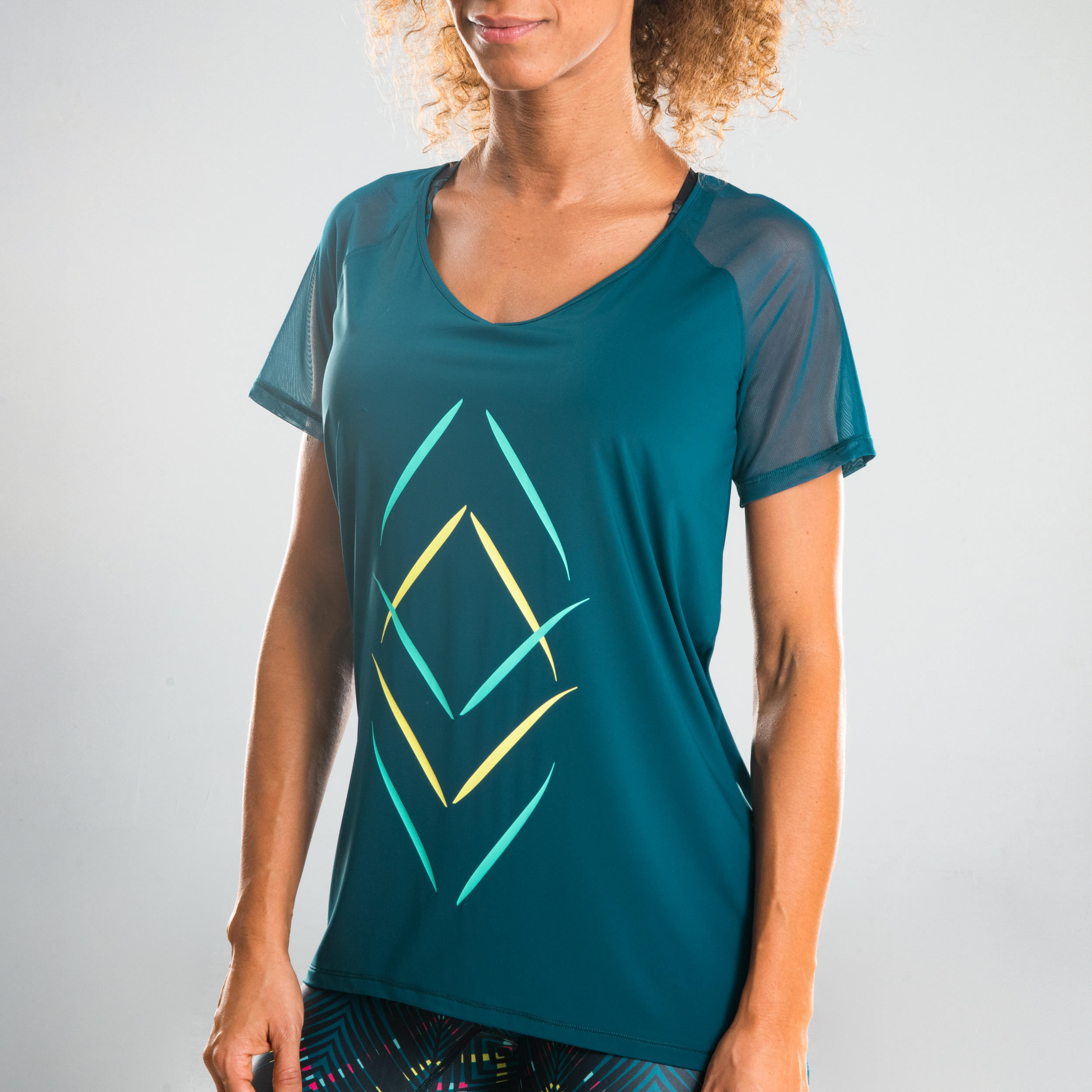 Petrol blue t shirt women's Clearance