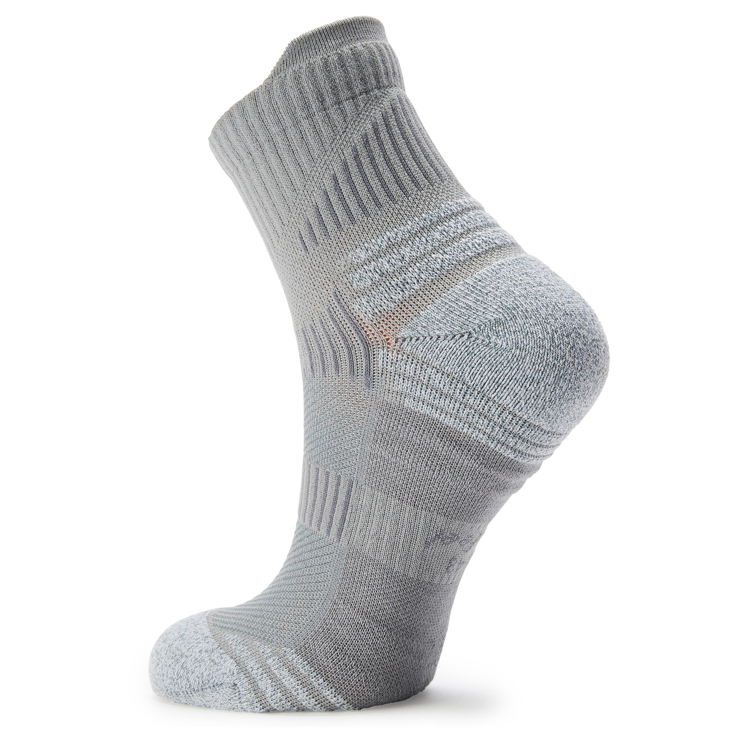Fitness Walking Socks WS 500 Low - grey 2/7