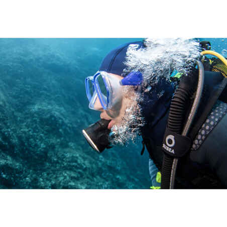 Diving regulator + octopus system + pressure gauge + SCD 500 DIN 300 bars bag pack