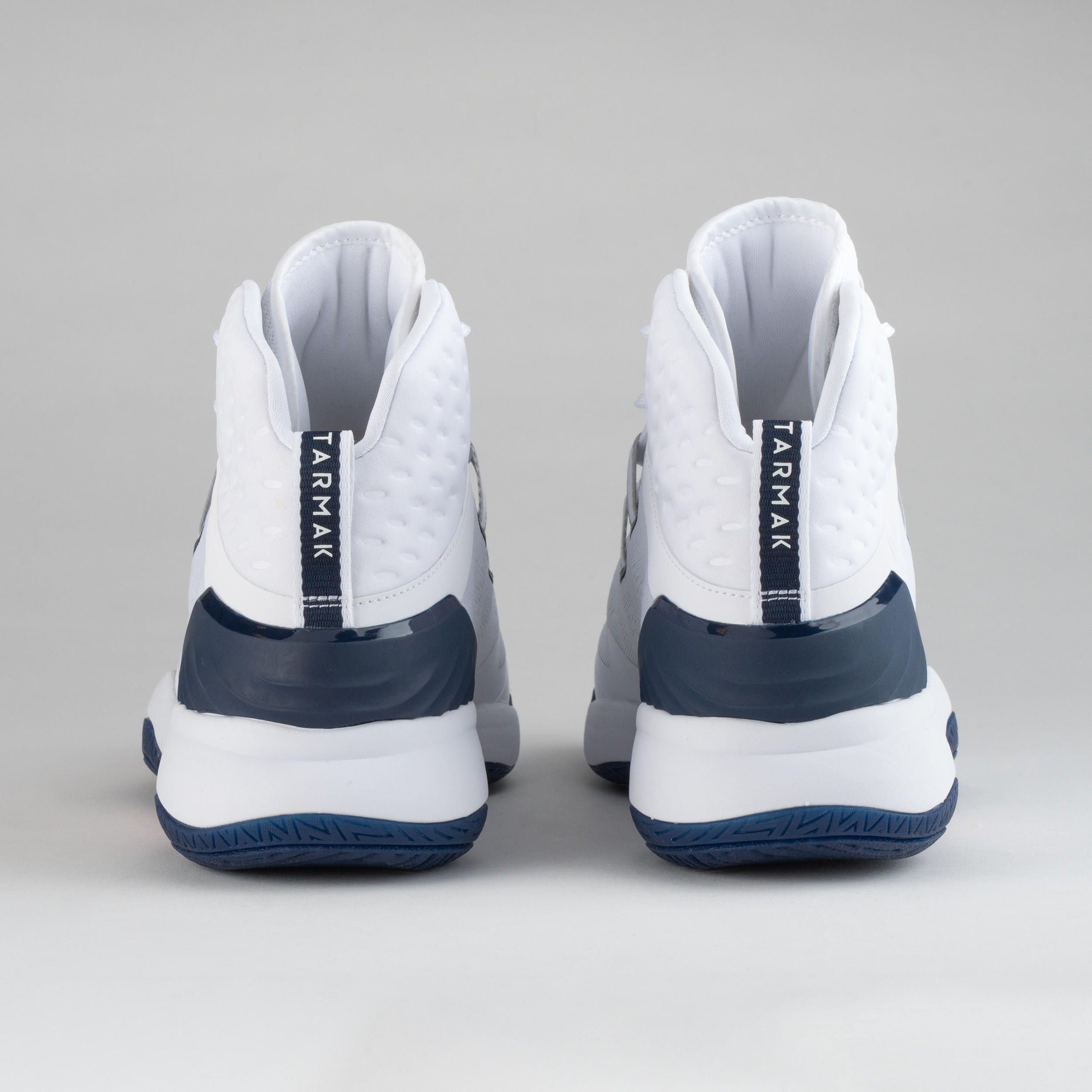 Men's High-Rise Basketball Shoes SC500 - White/White 9/17