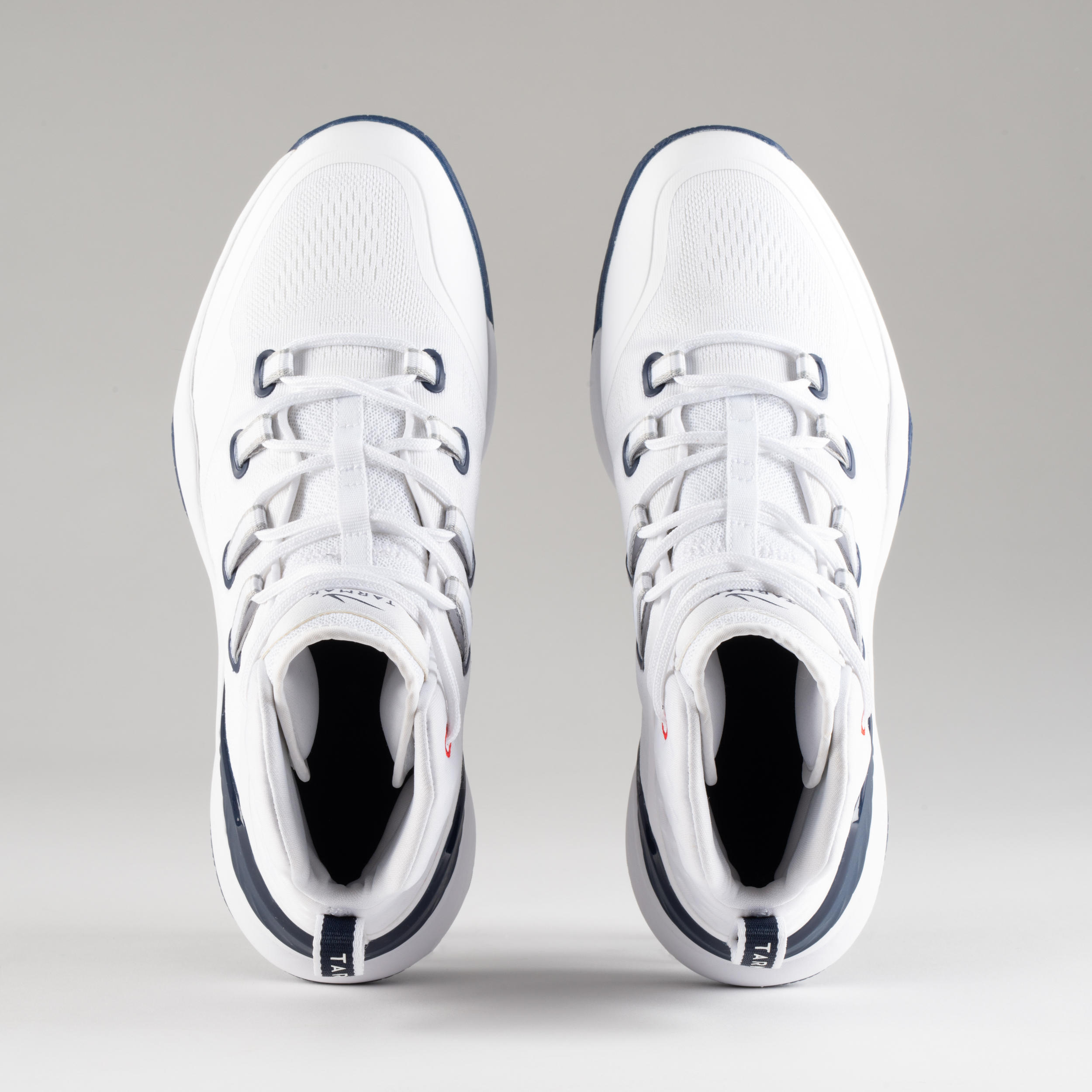 Men's High-Rise Basketball Shoes SC500 - White/White 8/17