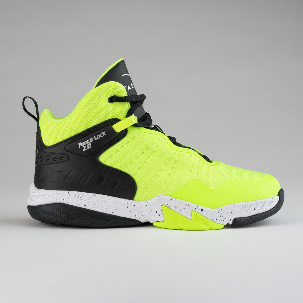 Basketballschuhe SS500H Kinder Fortgeschrittene schwarz/gelb