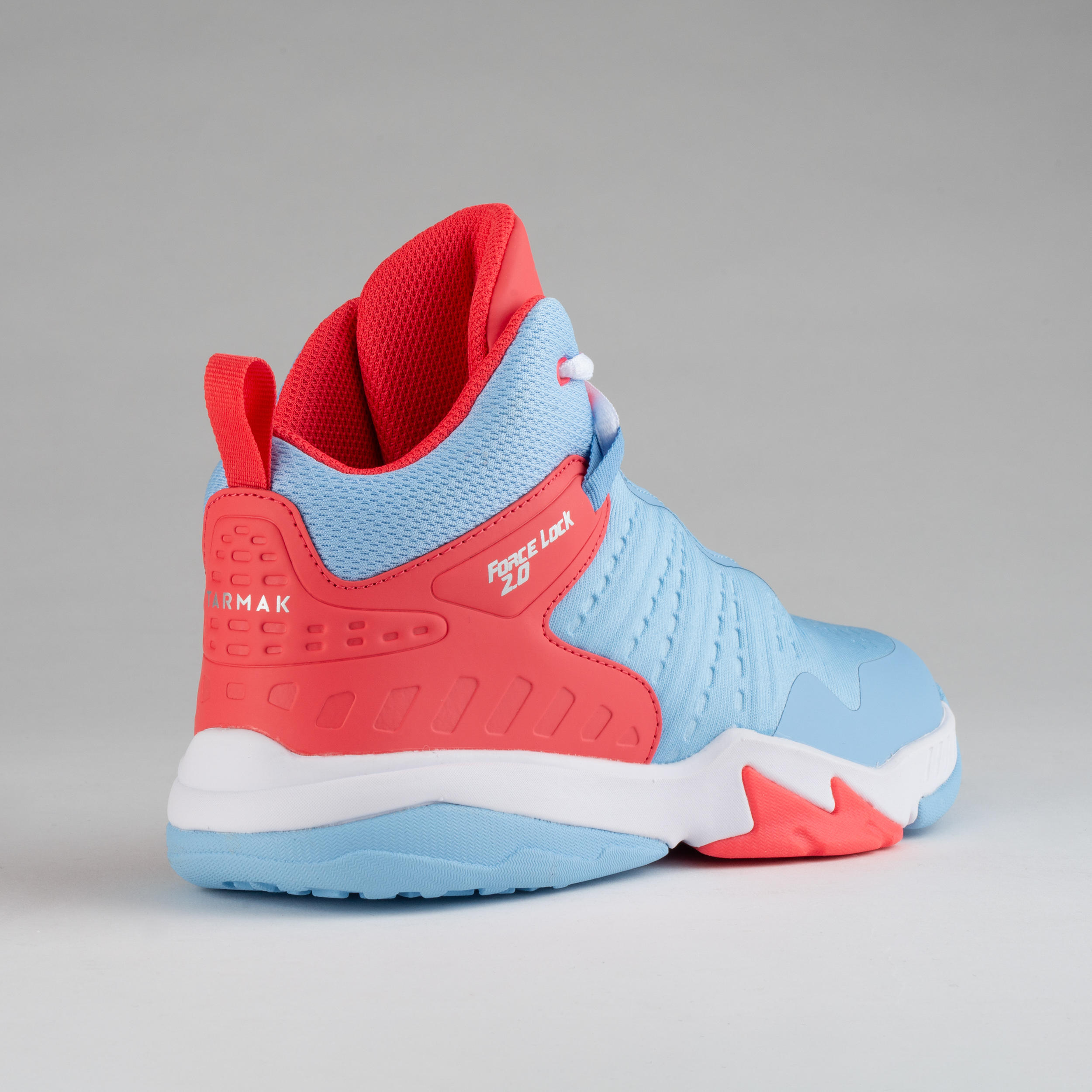 Kids' Intermediate Basketball Shoes SS500H - Blue/Pink 8/10