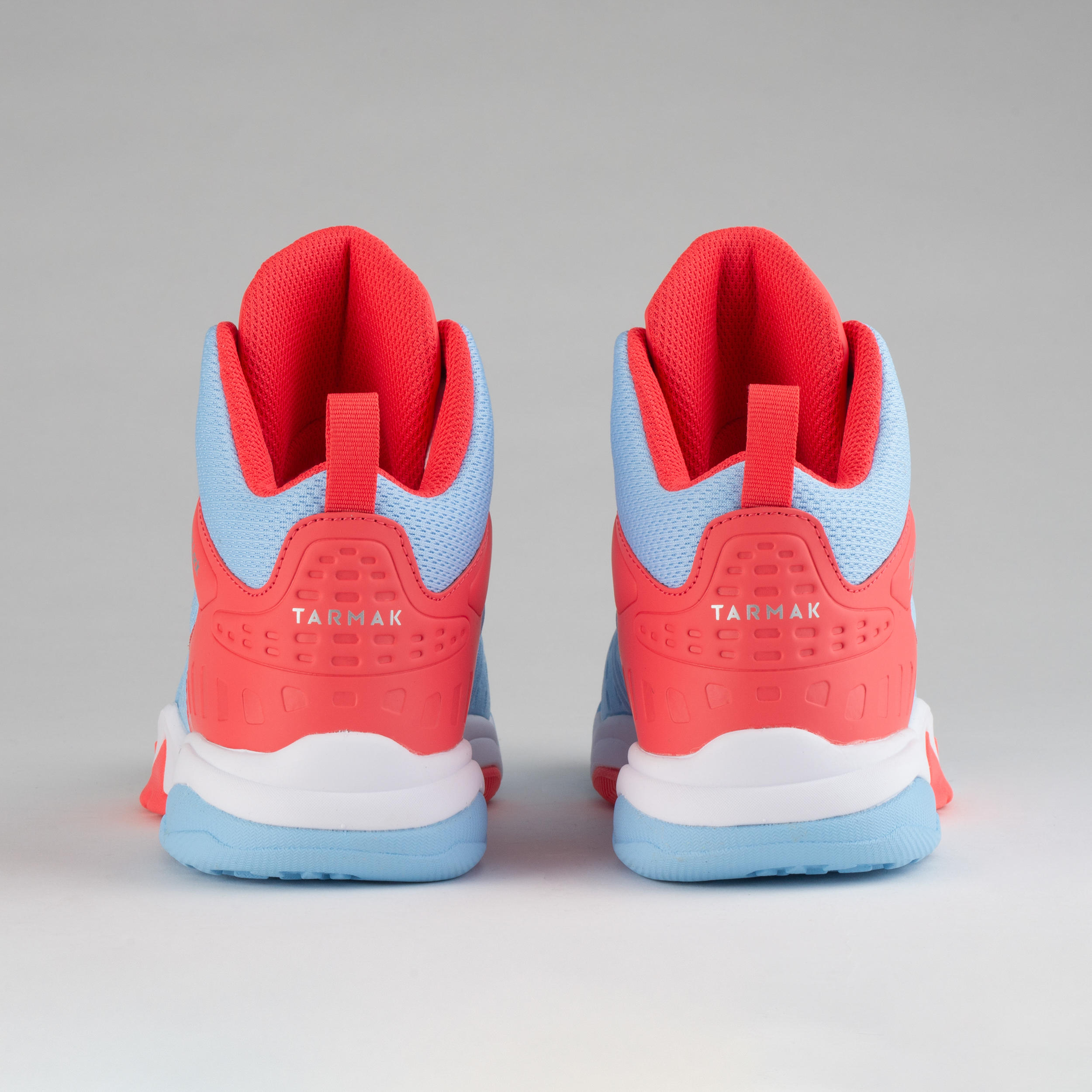 Kids' Intermediate Basketball Shoes SS500H - Blue/Pink 7/10