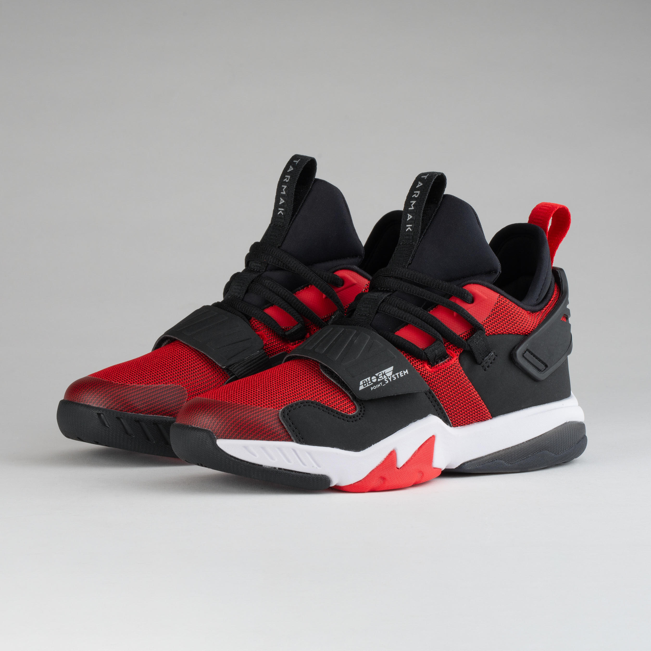 Kids' Intermediate Basketball Shoes SS500M - Red 2/10