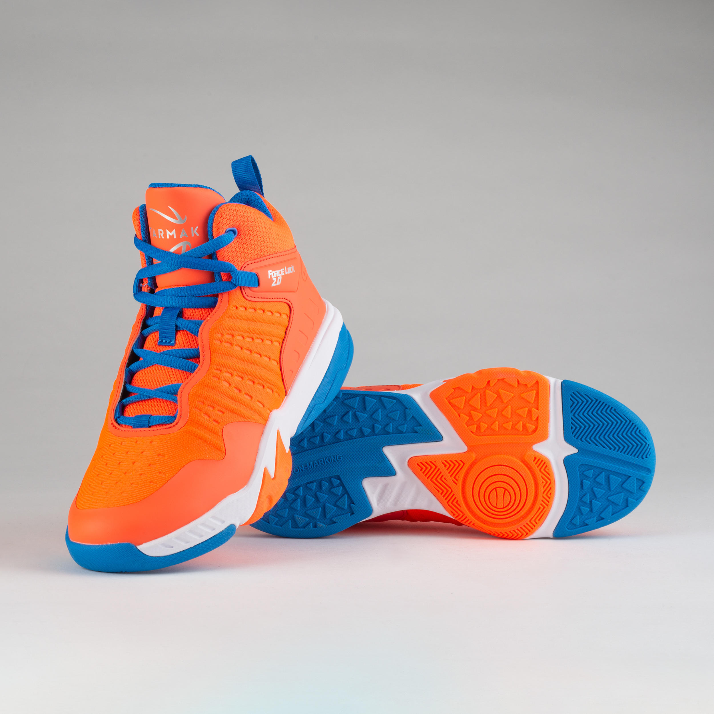 Kids' Intermediate Basketball Shoes SS500H - Red 5/11