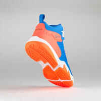 حذاء للأطفال بنات /أولاد متوسطي المستوى في لعب كرة السلة SS500H - أزرق/أحمر