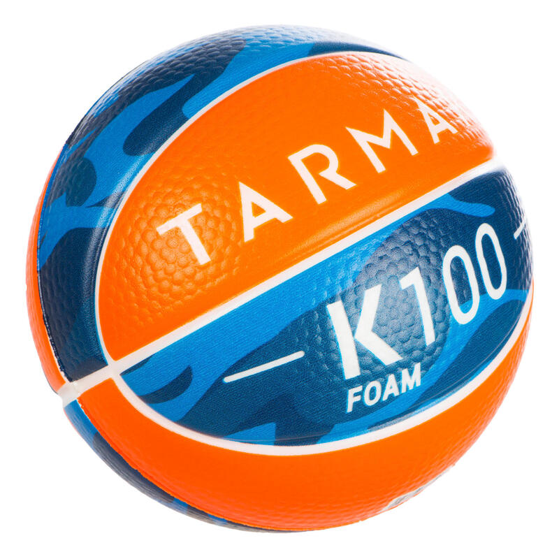 Mini Basketbol Topu - 1 Numara - Turuncu / Mavi - Sünger - K100