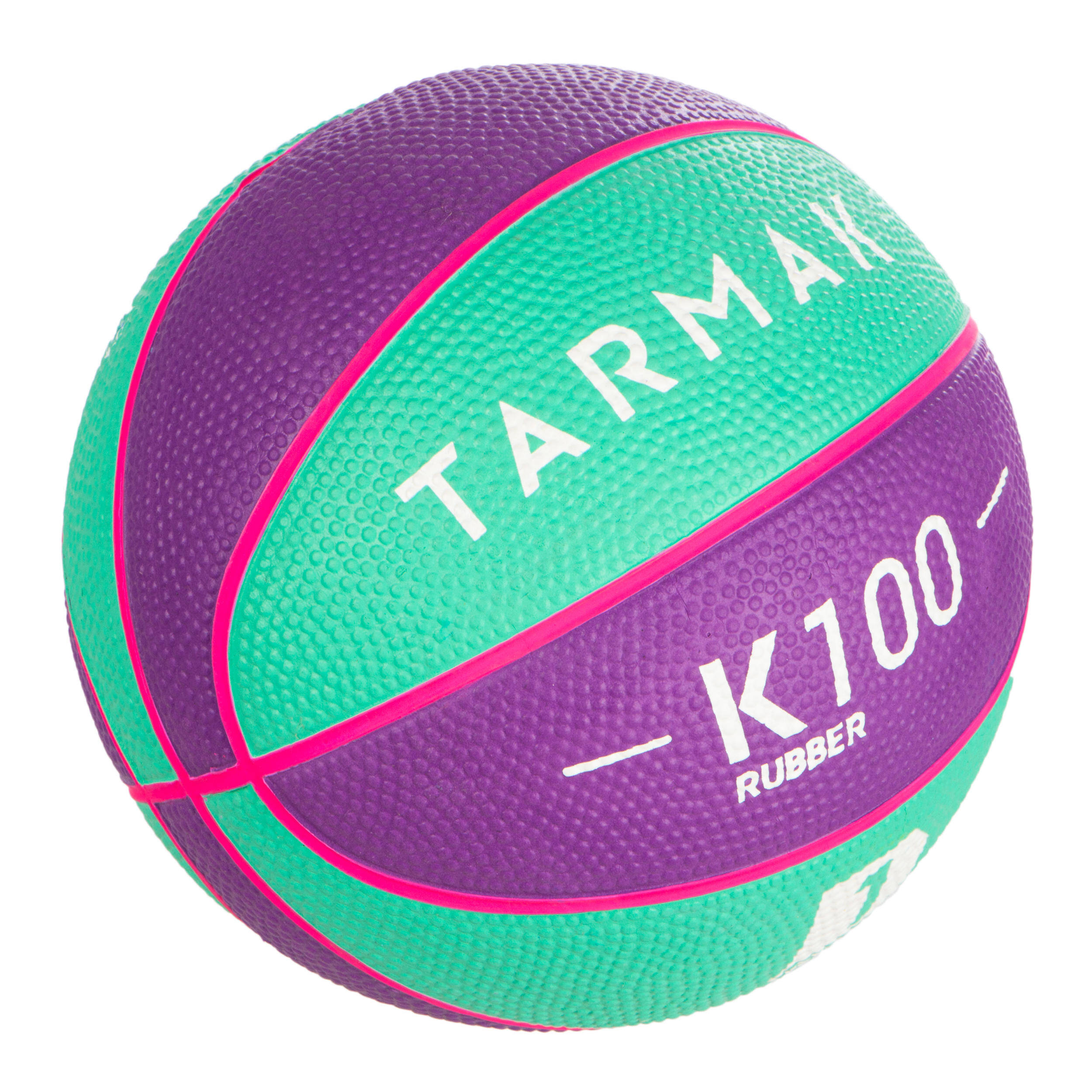 Size 1 Mini Basketball for Kids Up To 4 Years Old Mini B. Purple Turquoise -  4