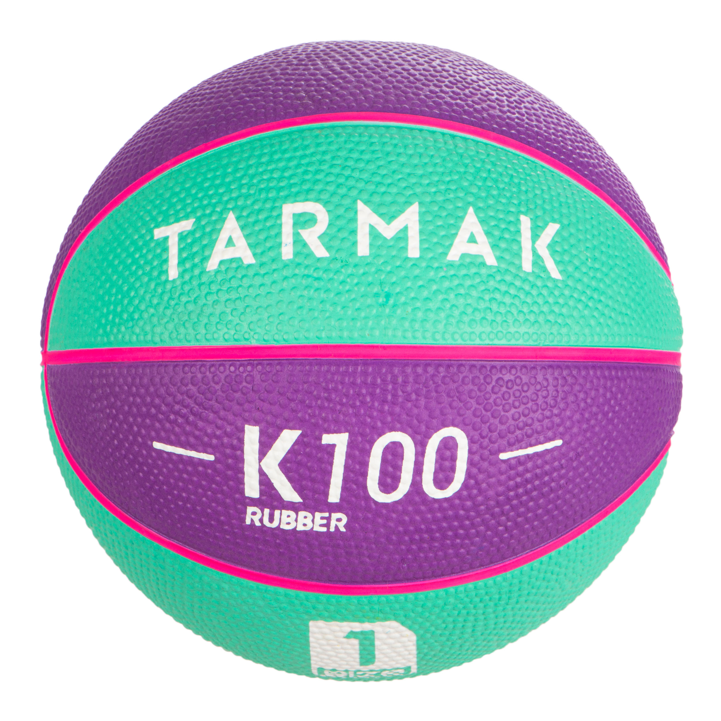 Size 1 Mini Basketball for Kids Up To 4 Years Old Mini B. Purple Turquoise