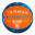 Kids' Size 3 Basketball K500 - Orange. For children up to 6 years