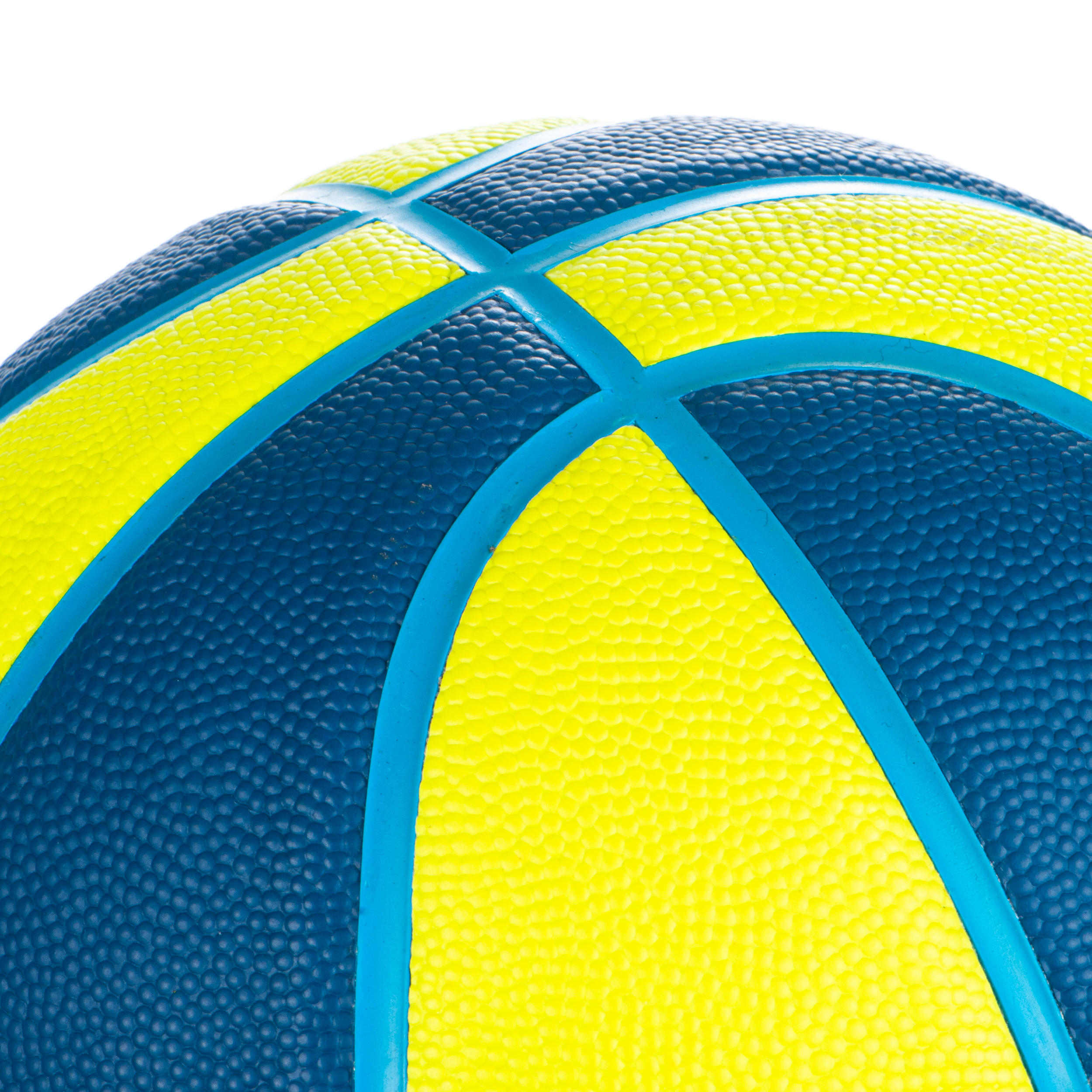 Kids' Size 5 (Up to 10 Years) Basketball Wizzy - Blue/Green. 5/5