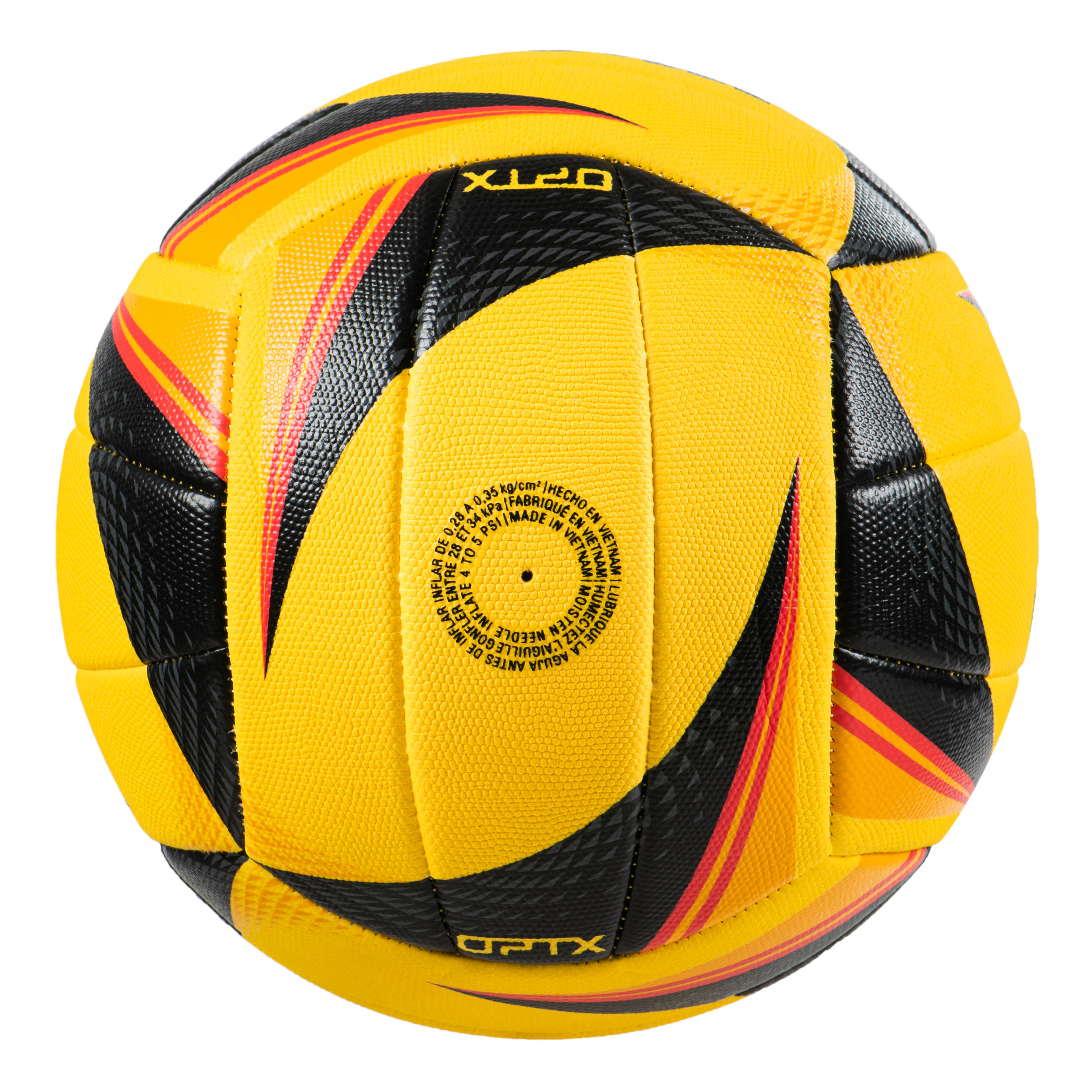 Bola de Voleibol de Praia OPTX Réplica Amarela e Preta 4/5