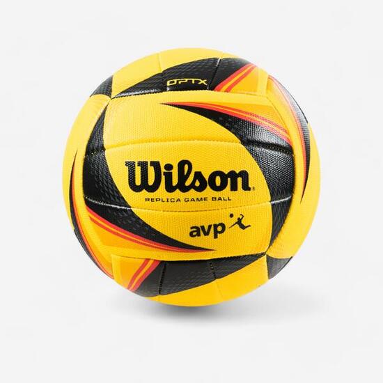 Ballon de beach-volley OPTX Replica jaune et noir