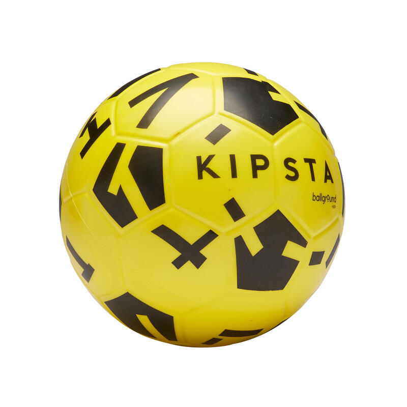 Bola de Futebol Ballground em espuma 500 T4 Amarelo e Preto