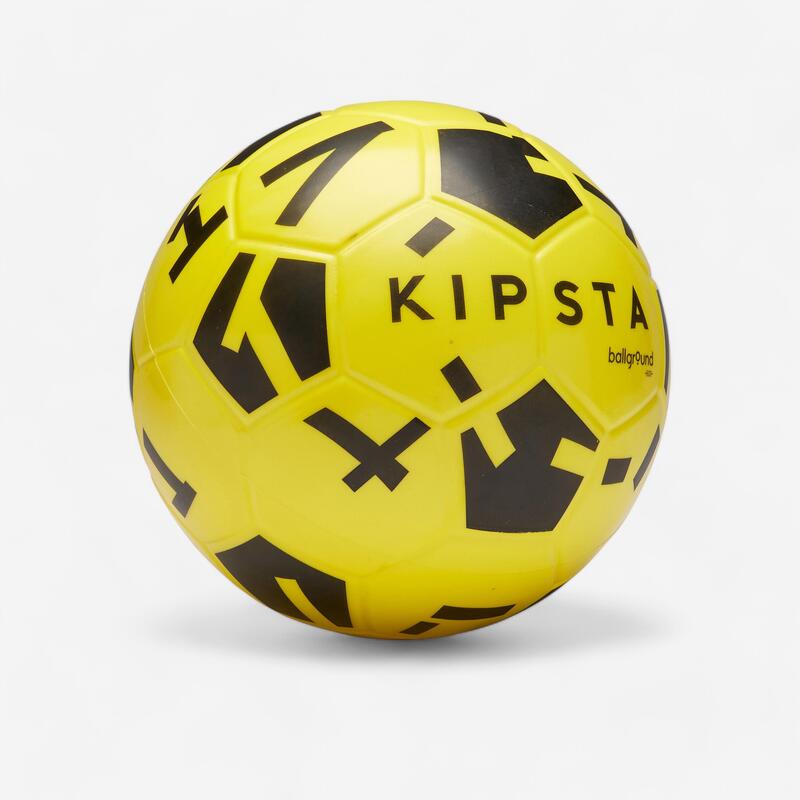 Ballon de football en mousse Ballground 500 T4 rouge et noir