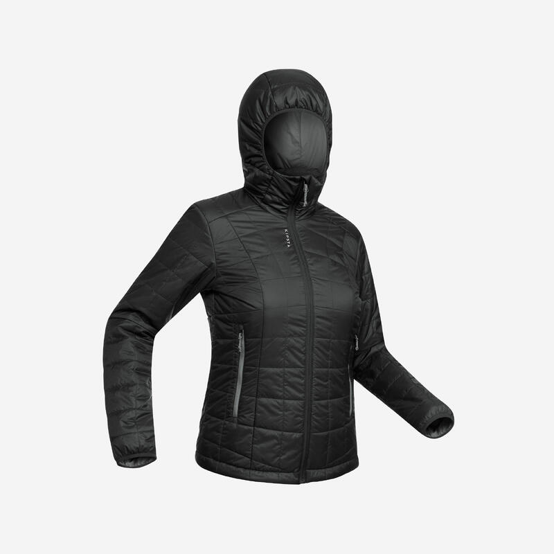 Women's Football Down Jacket Fcoat 100 Black Decathlon