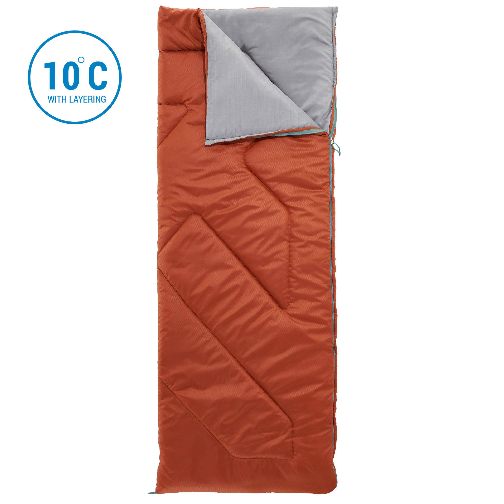 CAMPING SLEEPING BAG - ARPENAZ 10° -  2