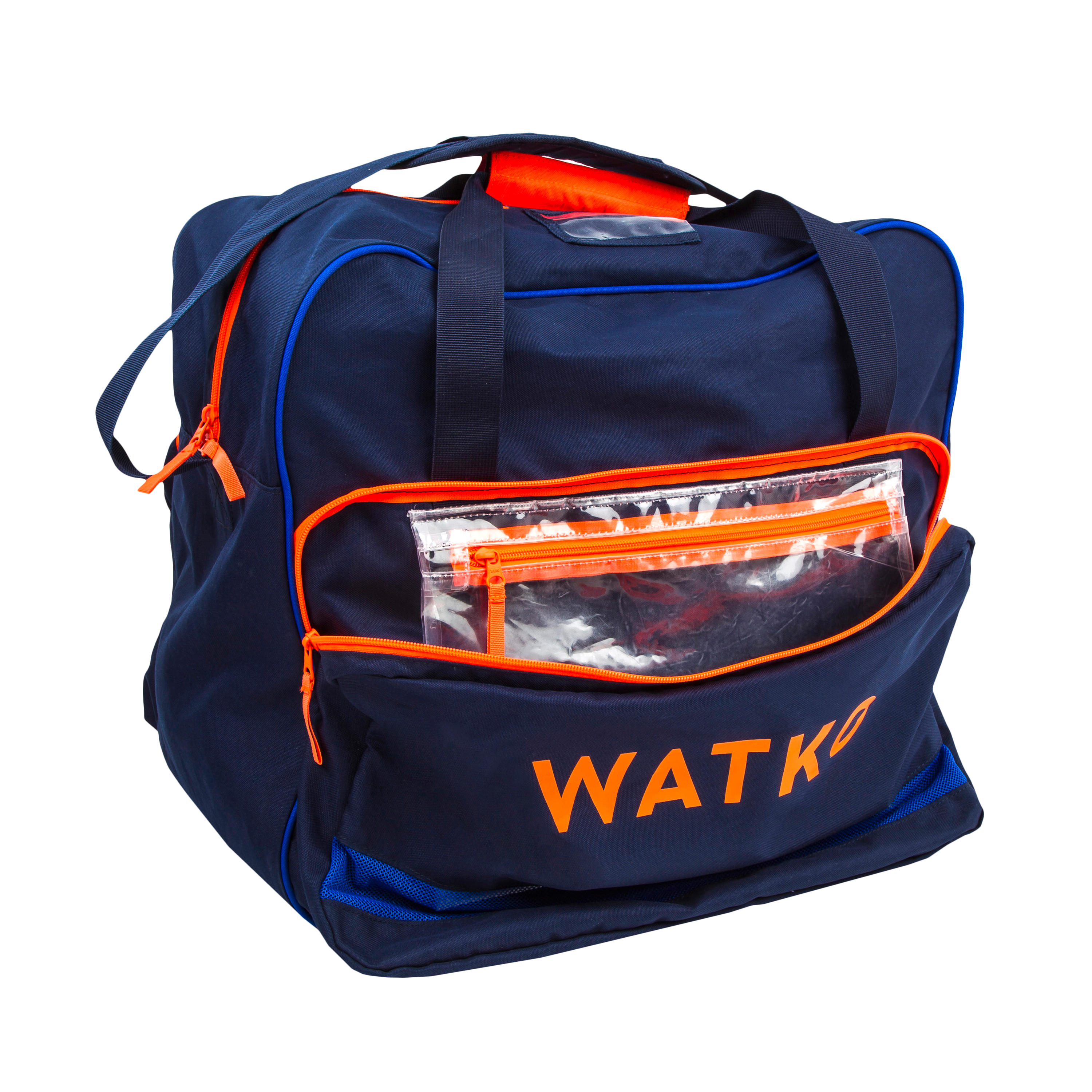 WATER POLO BALL BAG 60 L - BLUE FLUO ORANGE 4/4