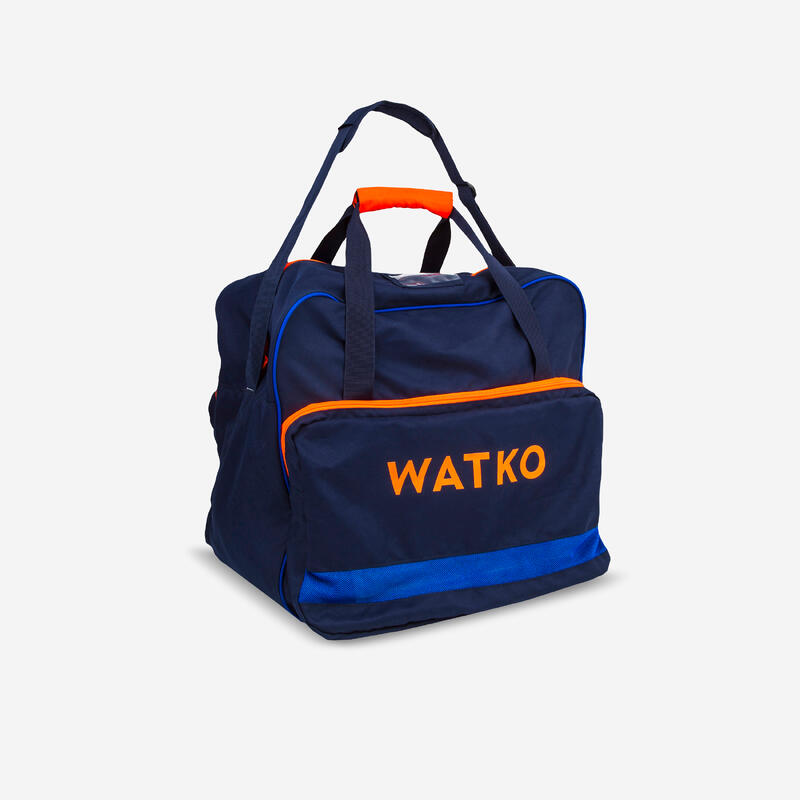 Sporttasche Wasserball 60 L blau/neonorange
