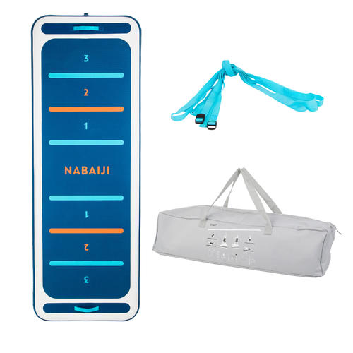 Matelas Aquatique flottant O'MAT d'aquagym bleu