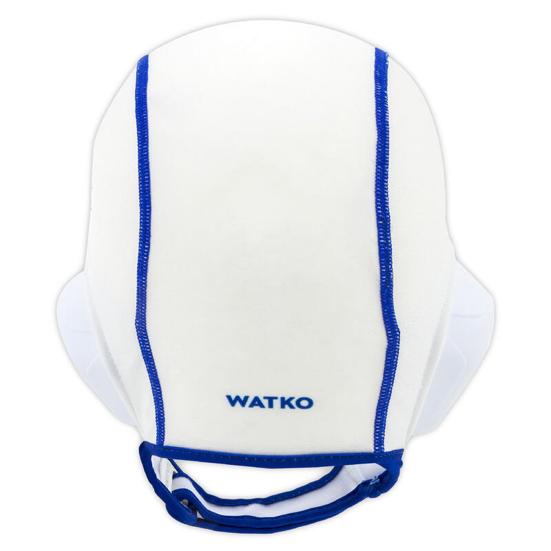 Bonnet water polo junior easyplay à scratch blanc