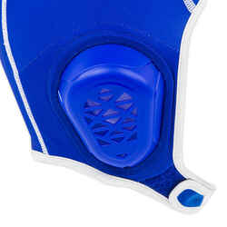 Junior Easyplay water polo cap with rip tabs - blue