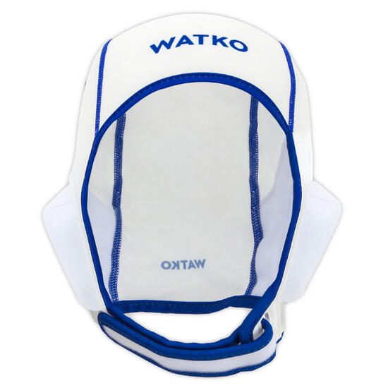 Bonnet water polo junior easyplay à scratch blanc
