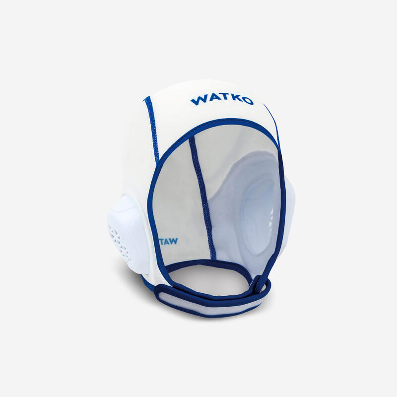 Gorro Waterpolo Easyplay Niños Blanco Velcro