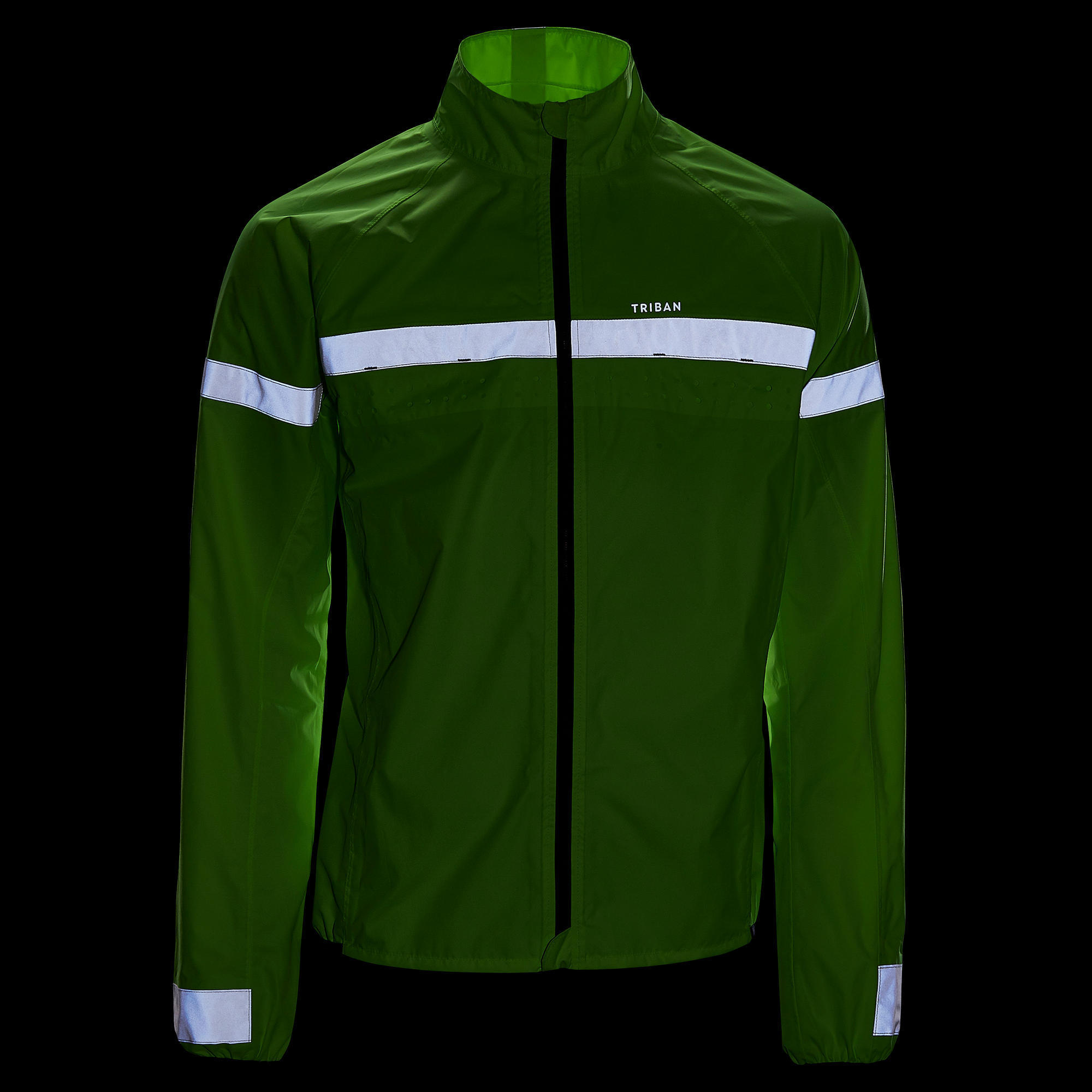 Giacca impermeabile ciclismo uomo RC 120 riflettente TRIBAN