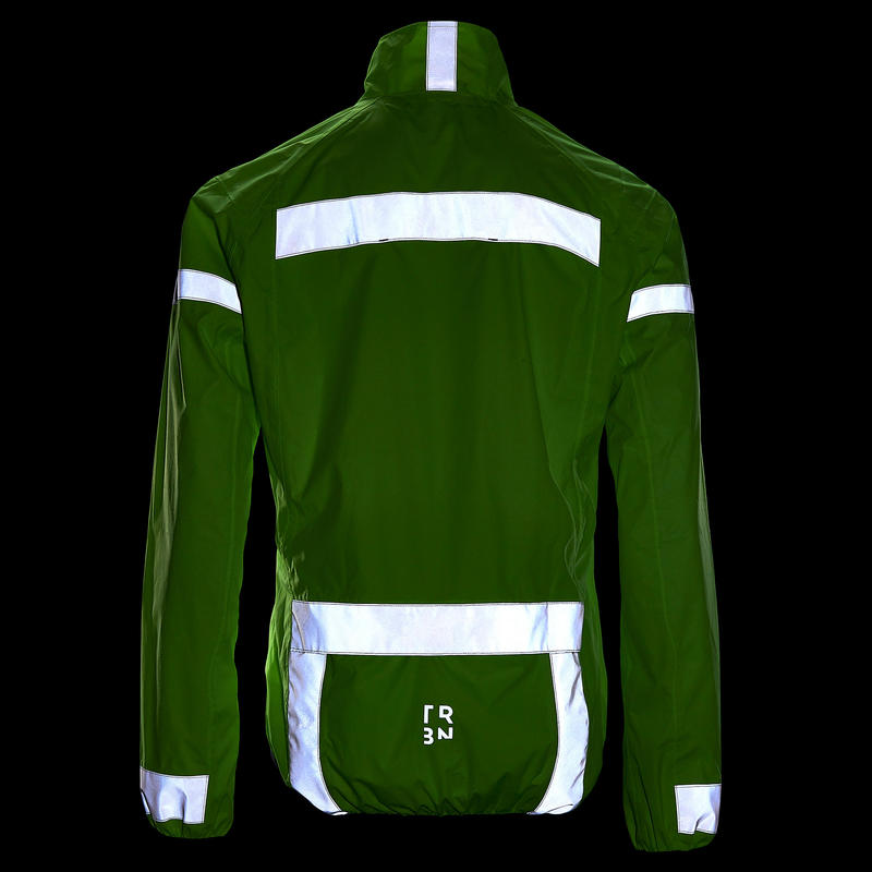 RC120 Hi Vis Waterproof Cycling Jacket EN1150 Yellow