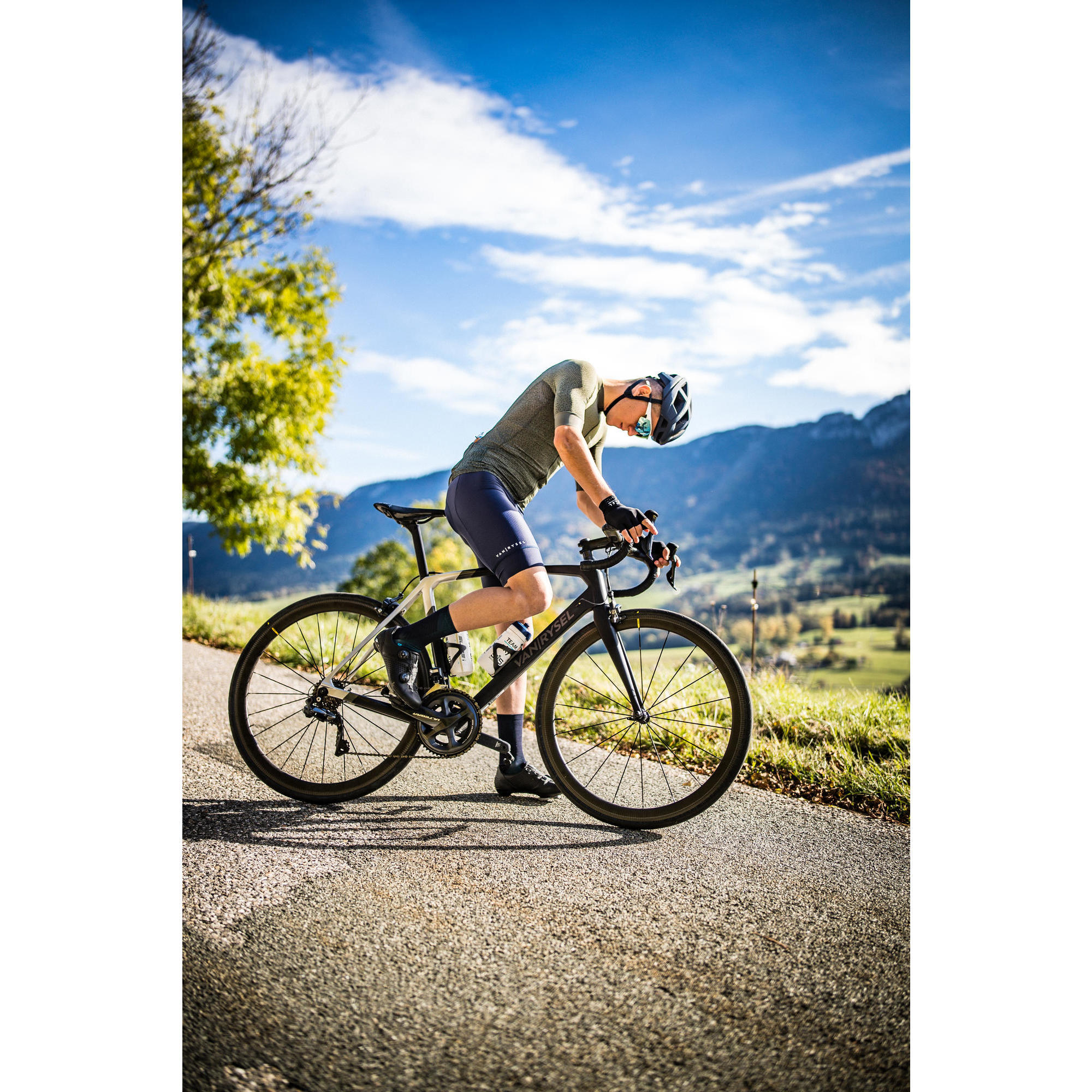 VAN RYSEL fietsschoenen CycloSport Van Rysel holographic Decathlon