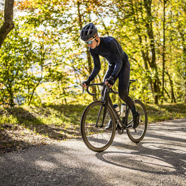 fahrrad-winterjacke rennrad rr 500 von decathlon